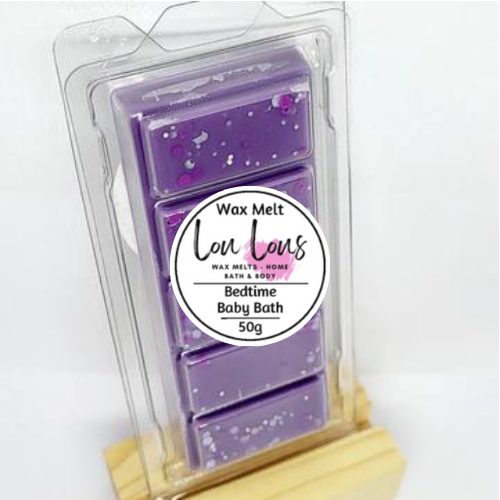 Bedtime Baby Bath Wax Melt Snap Bar