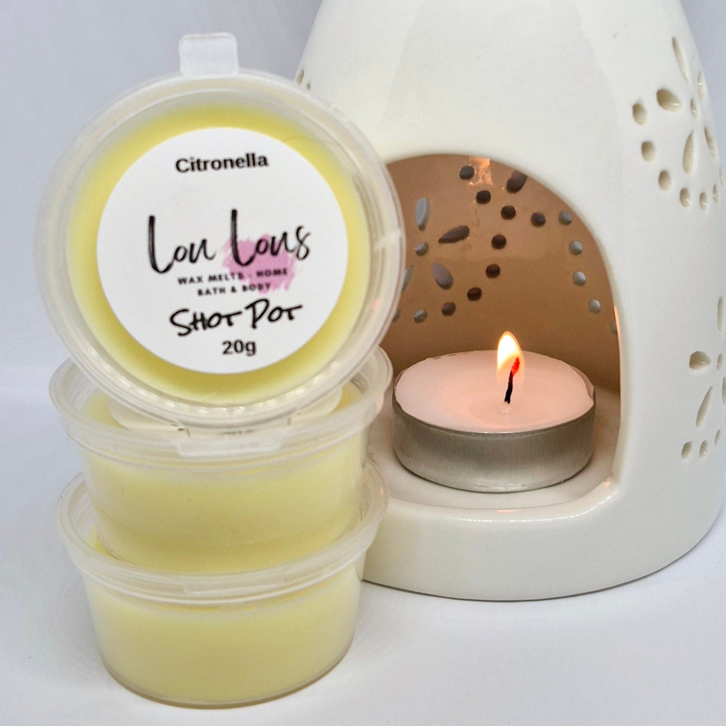 Citronella Wax Melt Shot Pot