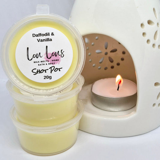 Daffodil & Vanilla Wax Melt Shot Pot