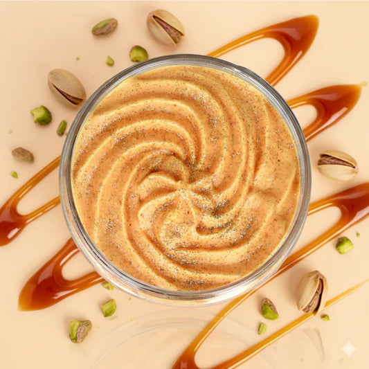 Sun of Brazil Whipped Soap – Salted Caramel, Vanilla & Pistachio