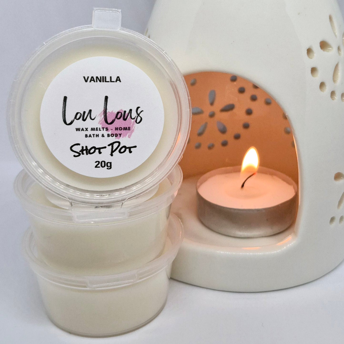 Vanilla Wax Melt Shot Pot