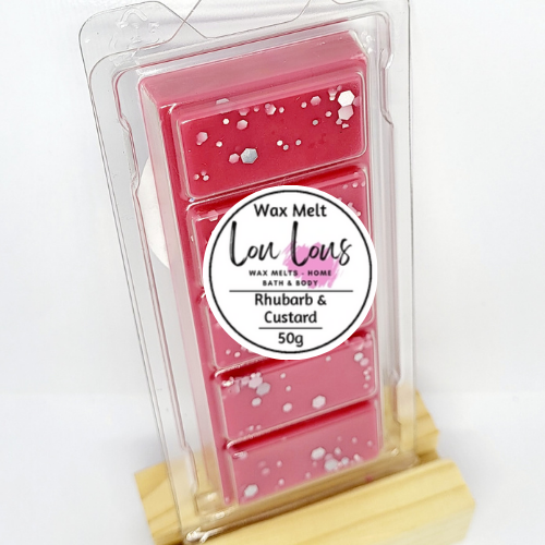 Rhubarb & Custard Wax Melt Snap Bar