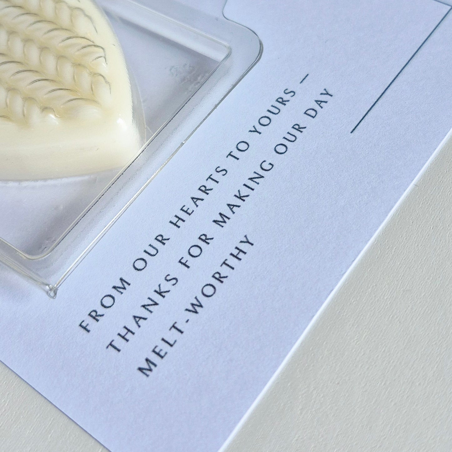 Wedding Favour Wax Melts From Our Hearts To Yours