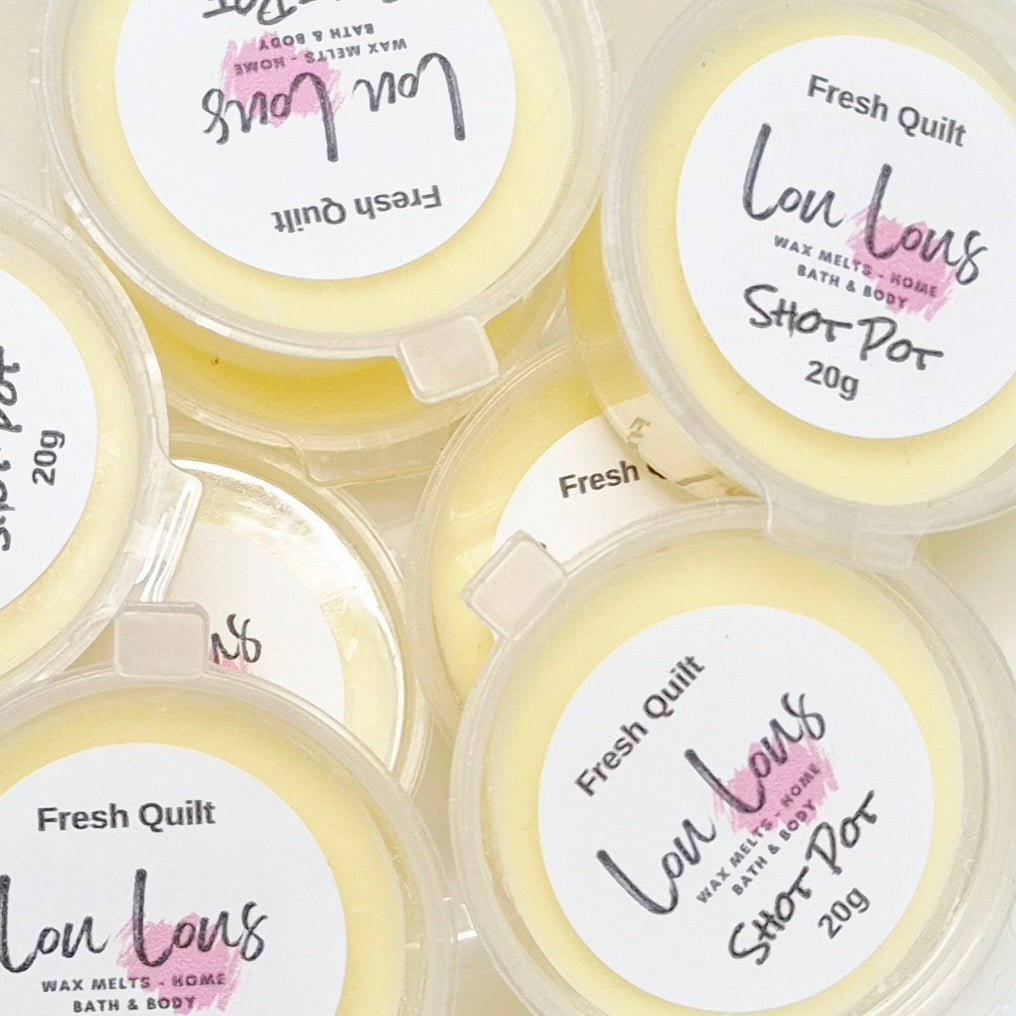 Fresh Quilt Wax Melt Shot Pot