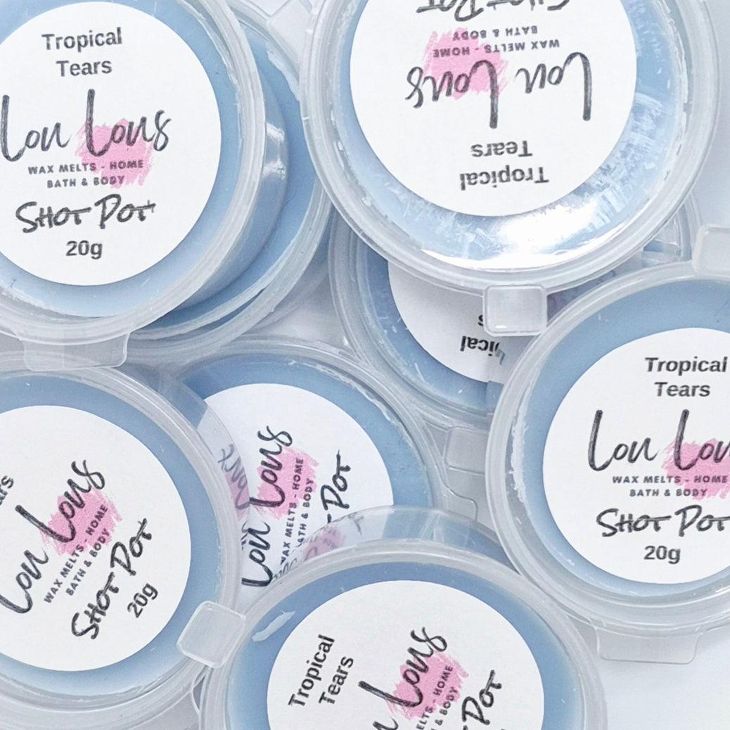 Tropical Tears Wax Melt Shot Pot