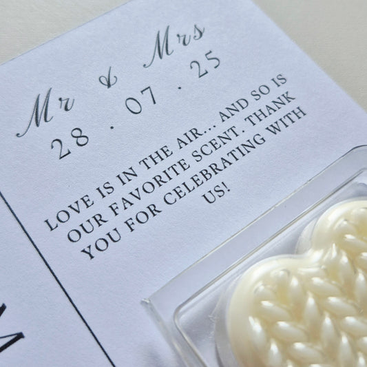 Wedding Favour Wax Melts Love Is In The Air