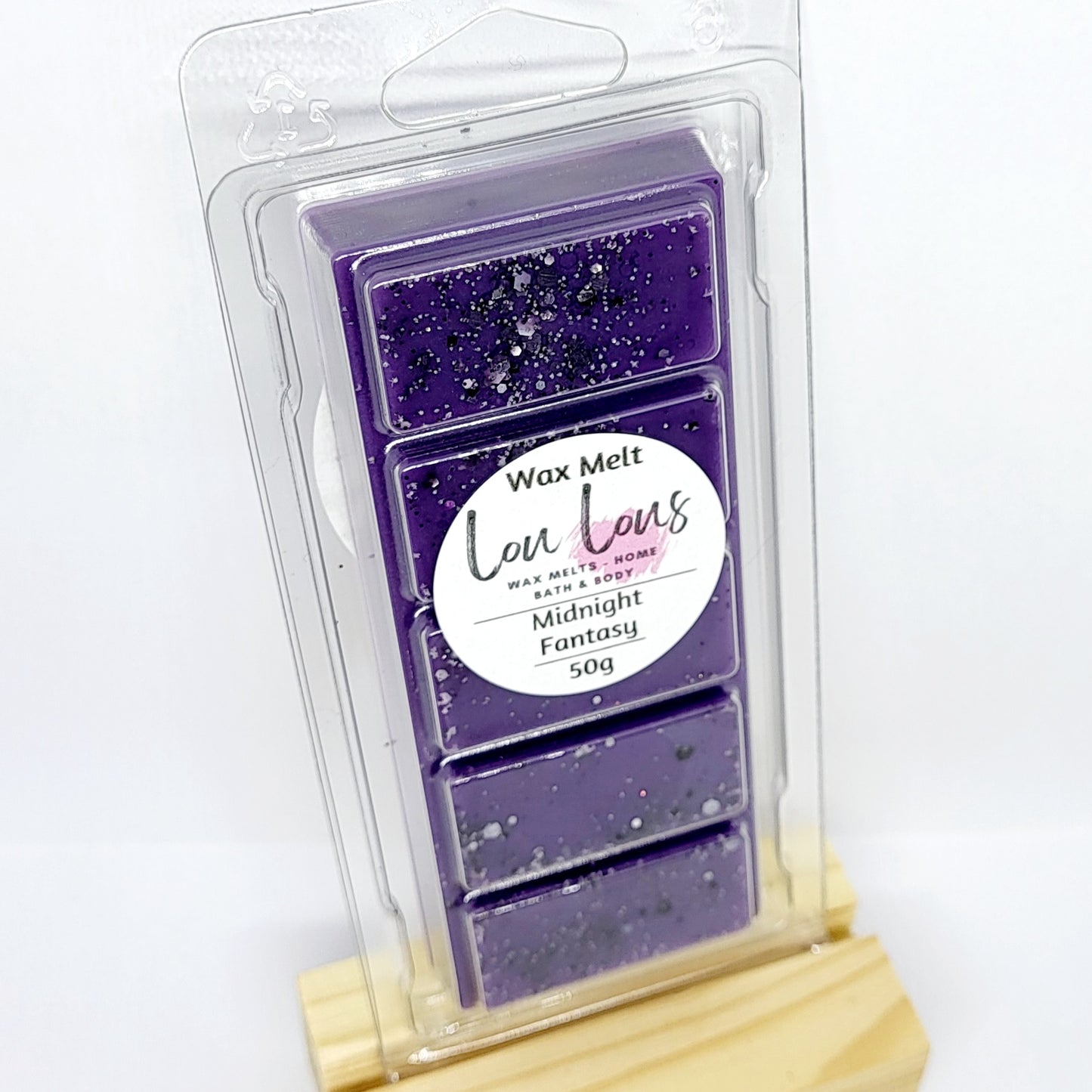 Wax melt snap bar scented in midnight fantasy