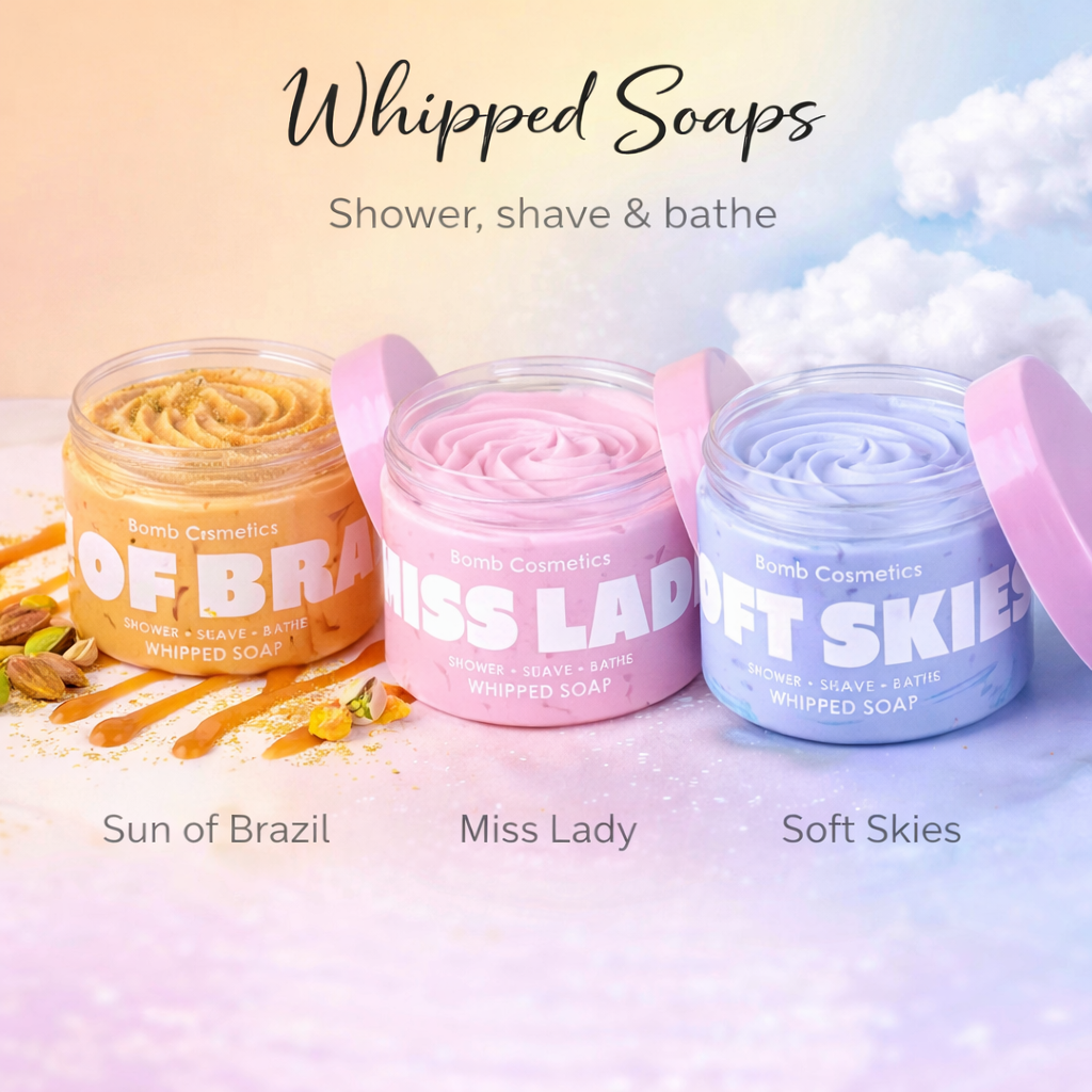 Whipped Soap Fluffy, Creamy & Luxurious Cleansers
