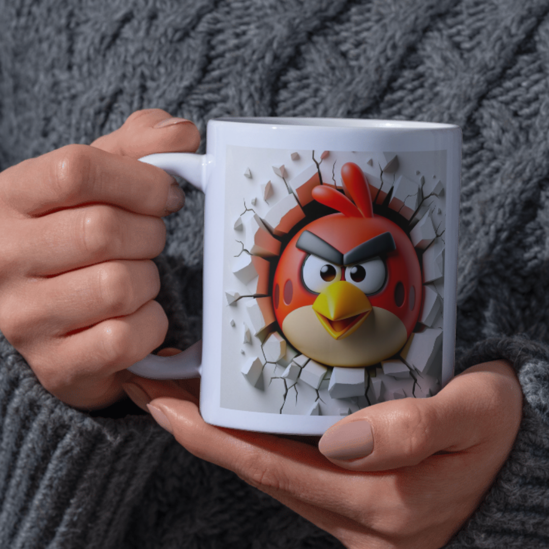 3D Character Effect Mug – Multiple Designs Available