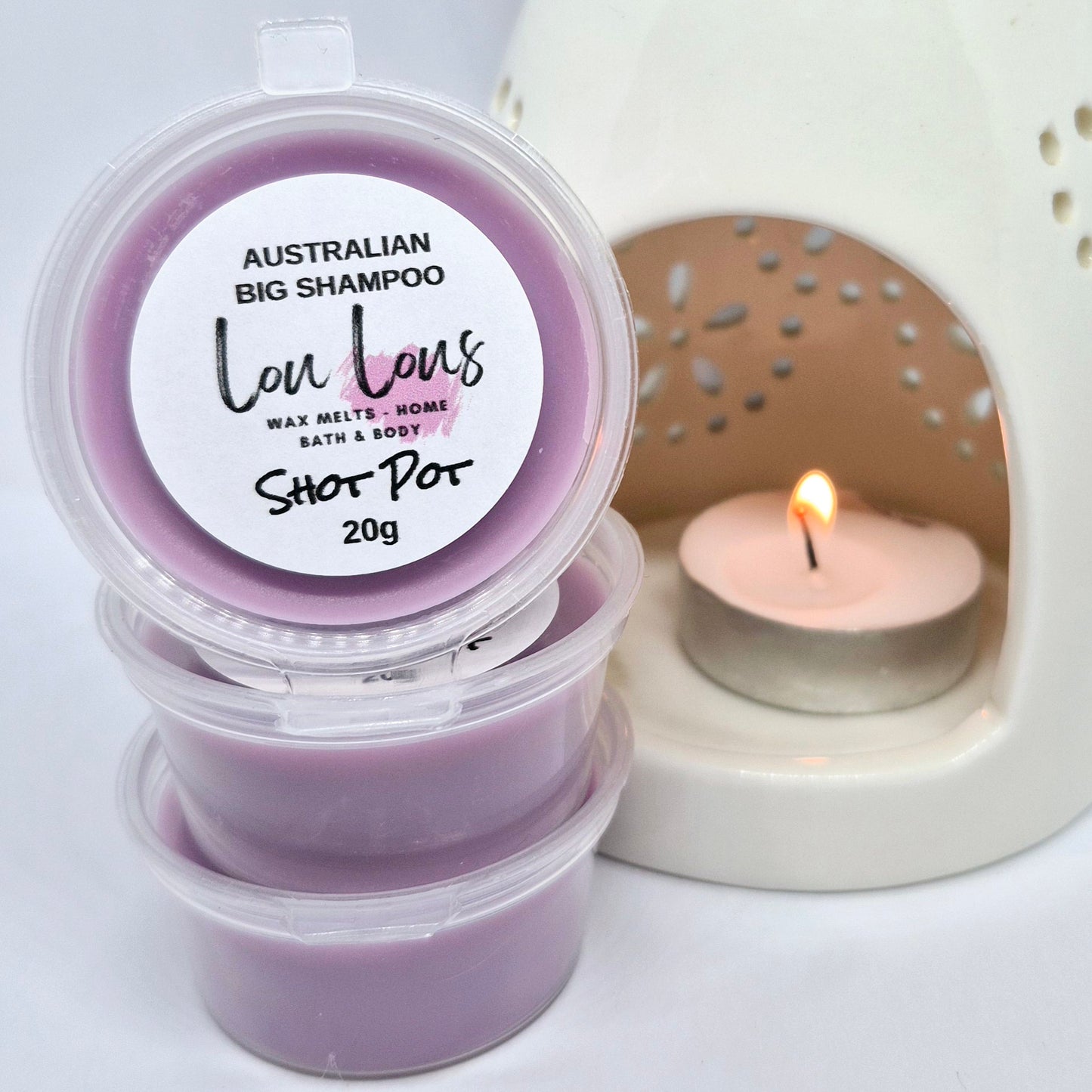 Australian Big Shampoo Wax Melt Shot Pot