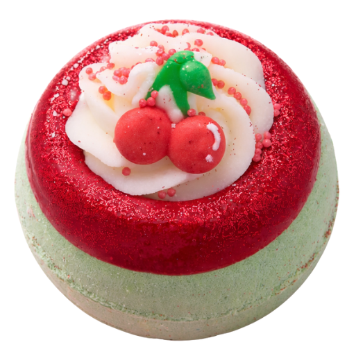 Cherry on Top Bath Bomb – Cherry, Lime & Grapeseed