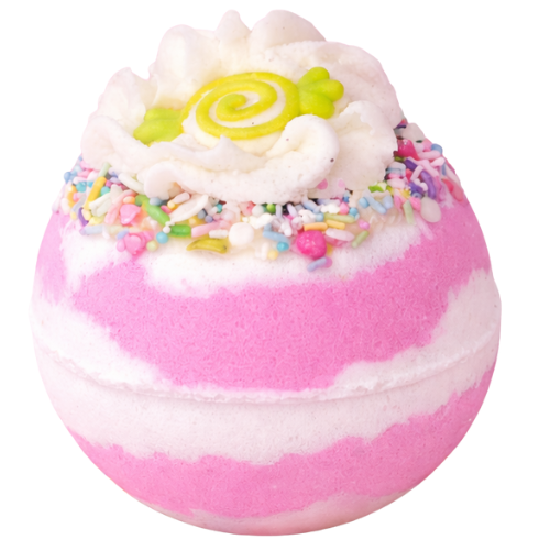 Candy Stripe Splash Bath Bomb – Sweet Citrus & Limeade