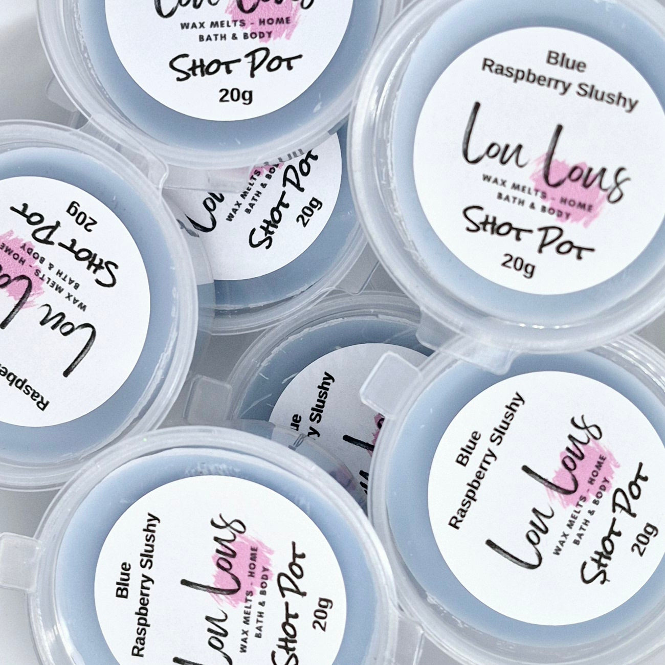 Blue Raspberry Slushy Wax Melt Shot Pot