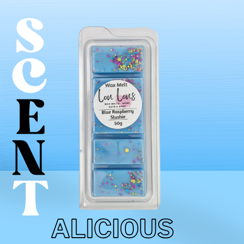 Blue Raspberry Slushie Wax Melt Snap Bar