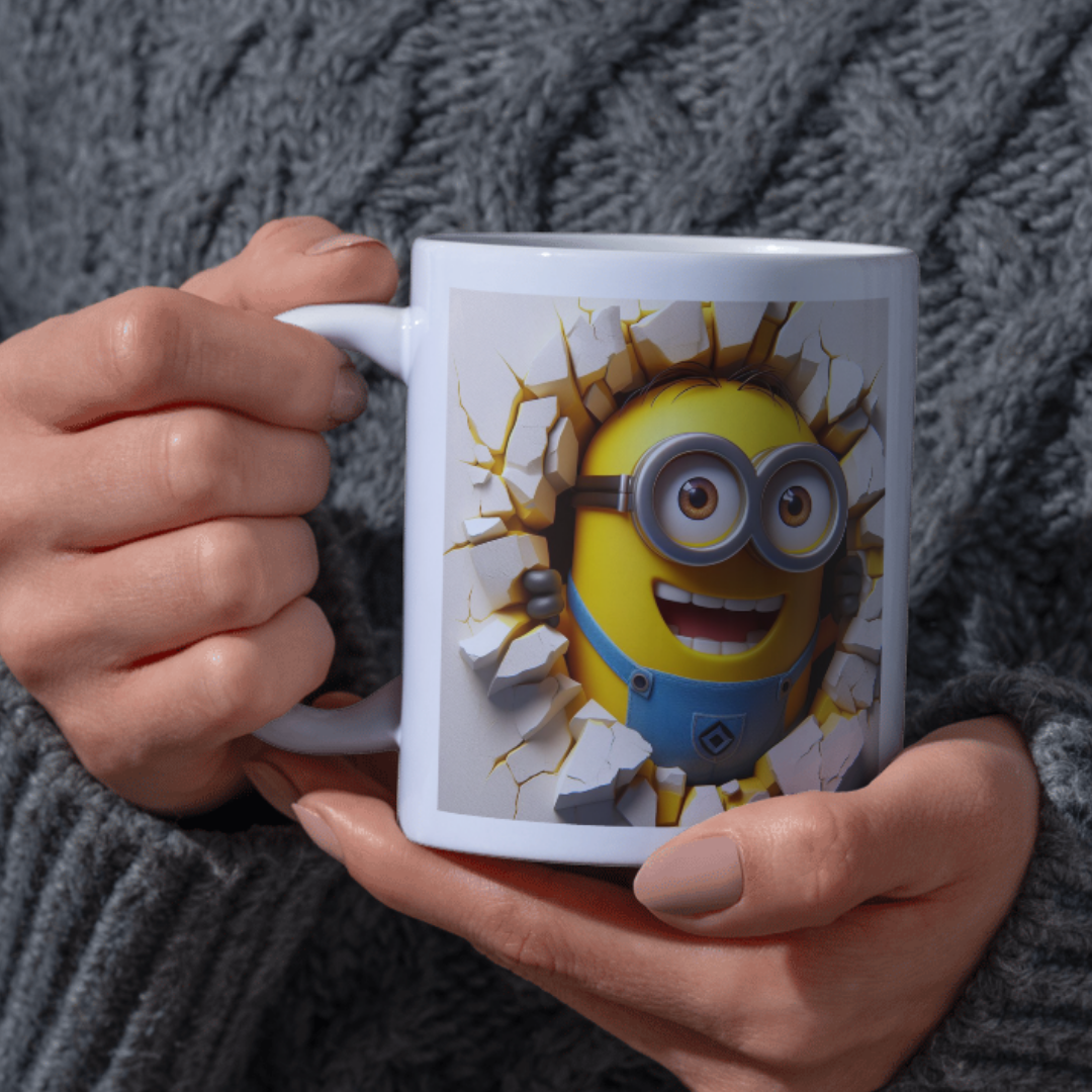 3D Character Effect Mug – Multiple Designs Available