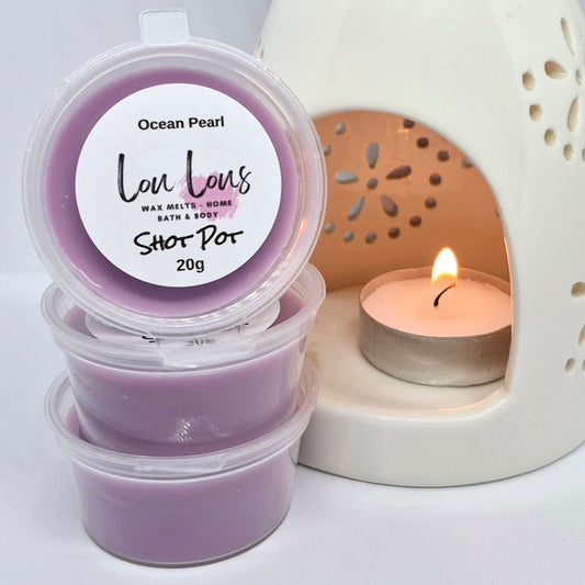Ocean Pearl Wax Melt Shot Pot