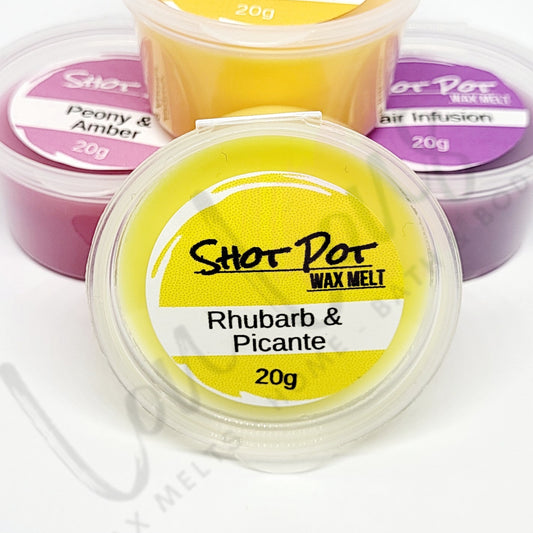 Rhubarb & Picante Wax Melt Shot Pot