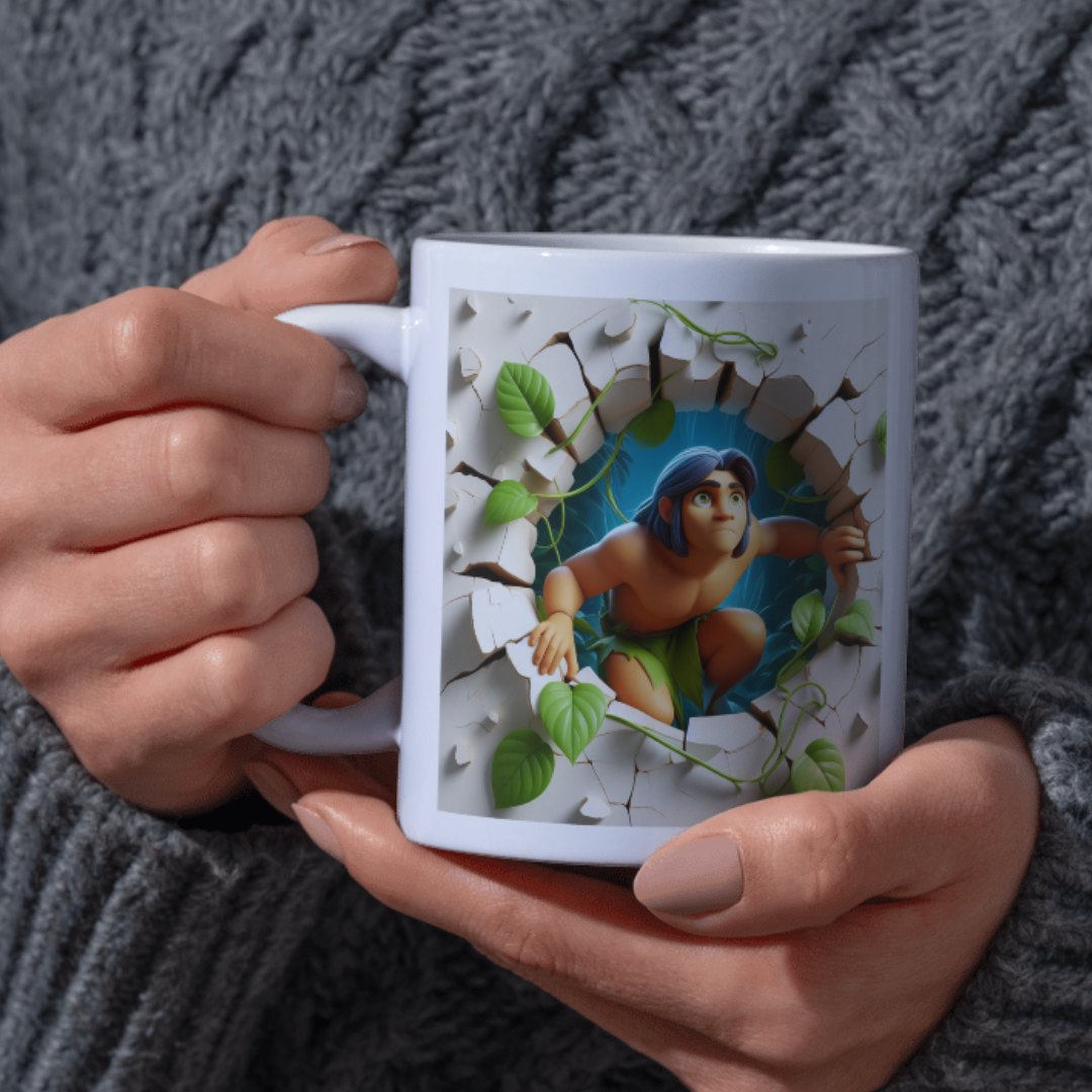 3D Character Effect Mug – Multiple Designs Available
