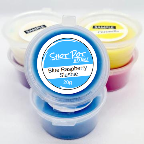 Blue Raspberry Slushie Wax Melt Shot Pot
