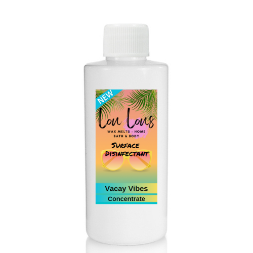 Vacay Vibes 100ml Surface Disinfectant Cleaner Concentrate Base