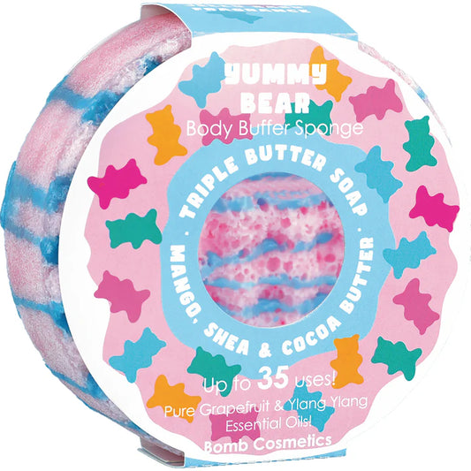 Yummy Bear Body Buffer – Grapefruit & Ylang Ylang