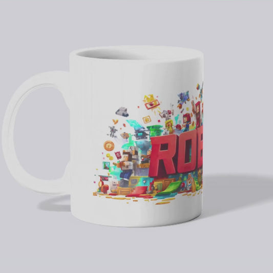 Roblox Inspired Character Mug – Ceramic Gaming Cup