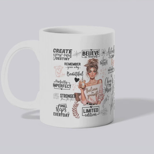 Believe in Yourself Mug – Motivational Ceramic Cup