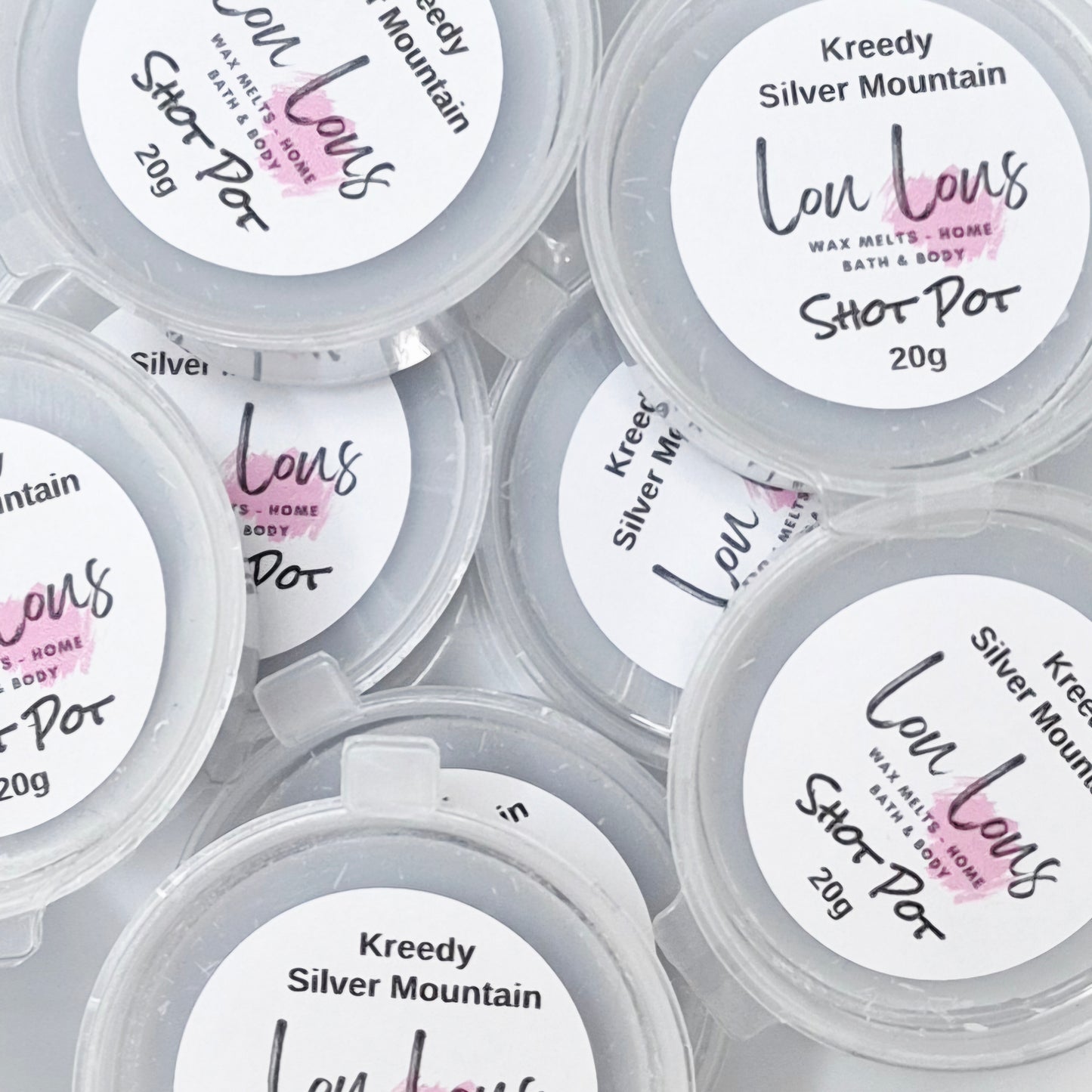 Kreedy Silver Mountain Wax Melt Shot Pot