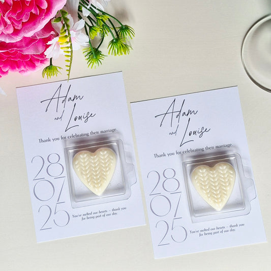Wedding Favour Wax Melts You've Melted Our Hearts