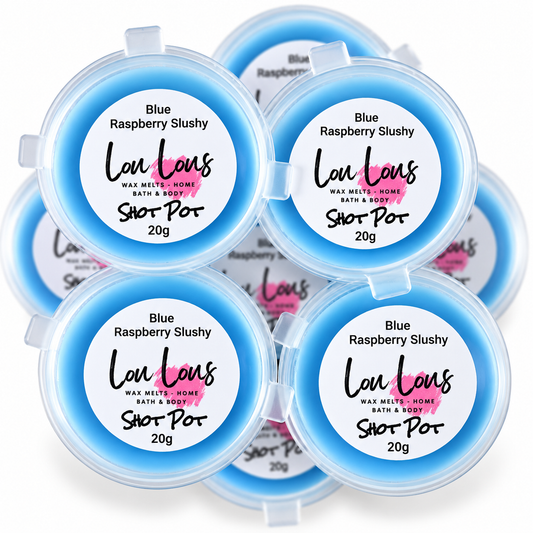 Blue Raspberry Slushy Wax Melt Shot Pot