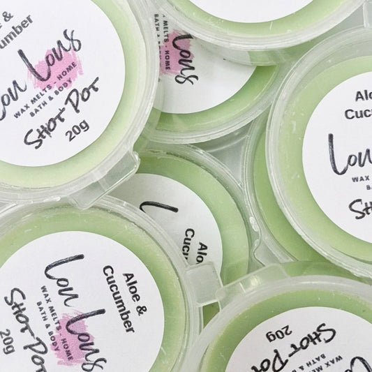 Aloe & Cucumber Wax Melt Shot Pot