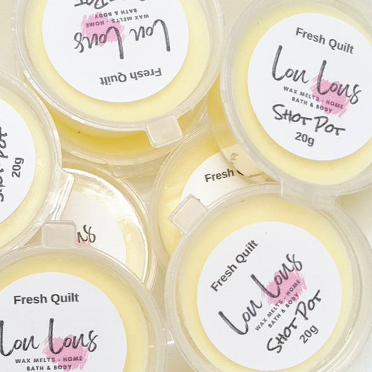 Fresh Quilt Wax Melt Shot Pot