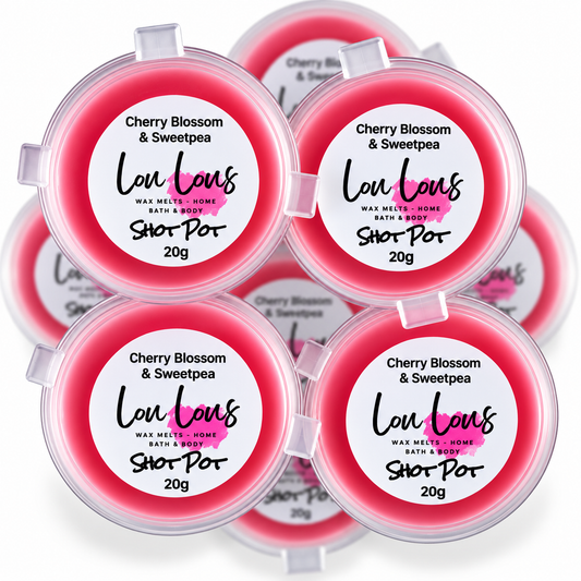 Cherry Blossom & Sweetpea Wax Melt Shot Pot