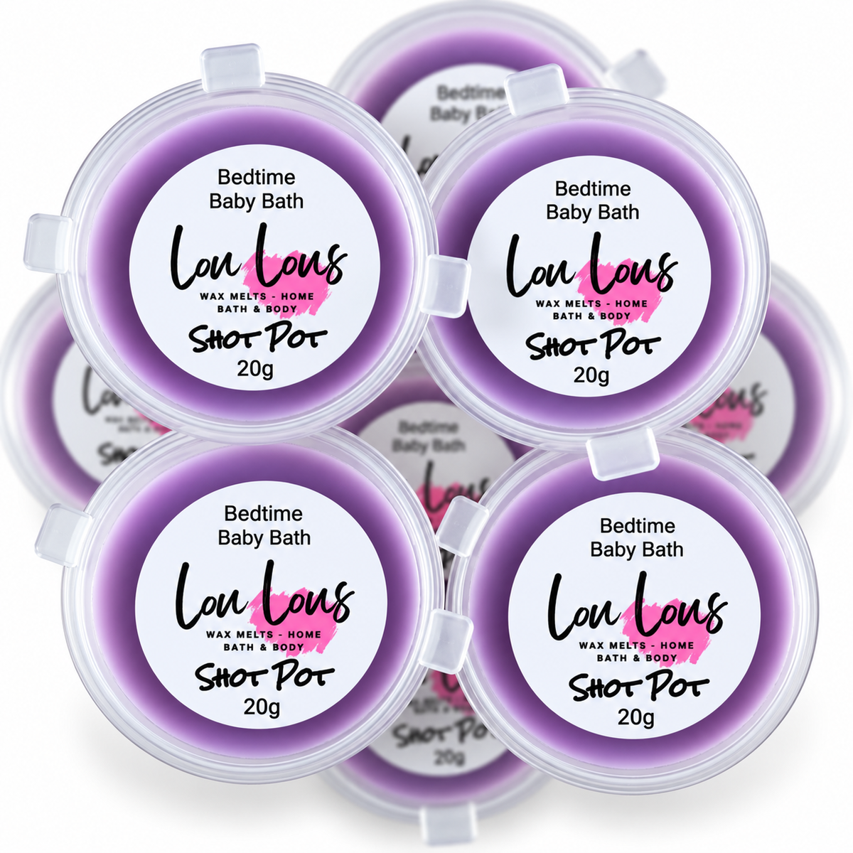 Bedtime Baby Bath Wax Melt Shot Pot
