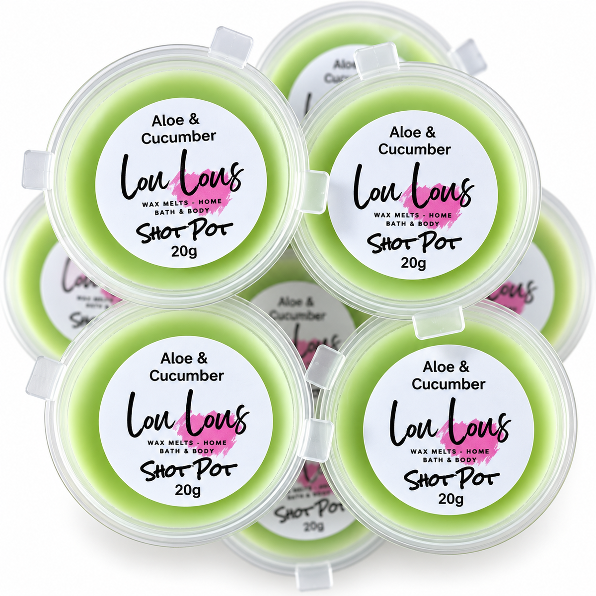 Aloe & Cucumber Wax Melt Shot Pot