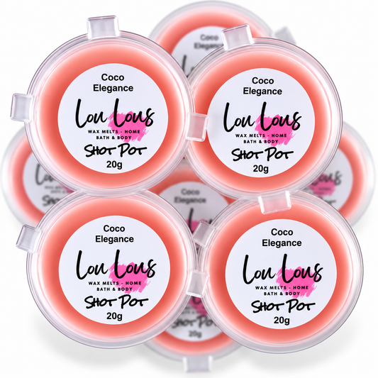 Coco Elegance Wax Melt Shot Pot