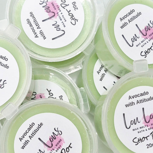 Avocado With Attitude Wax Melt Shot Pot