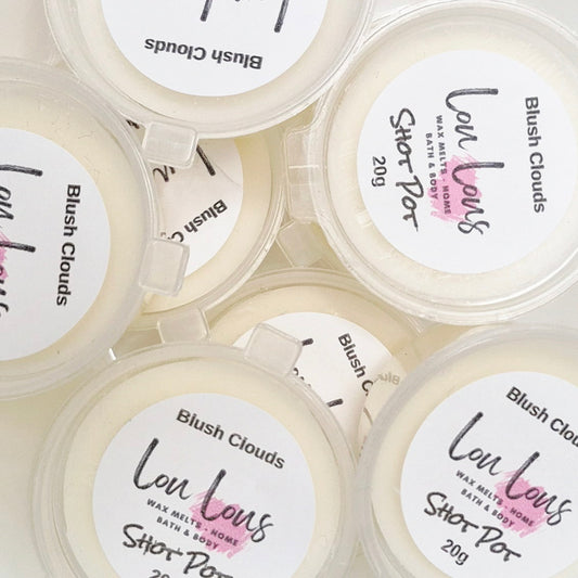 Blush Clouds Wax Melt Shot Pot