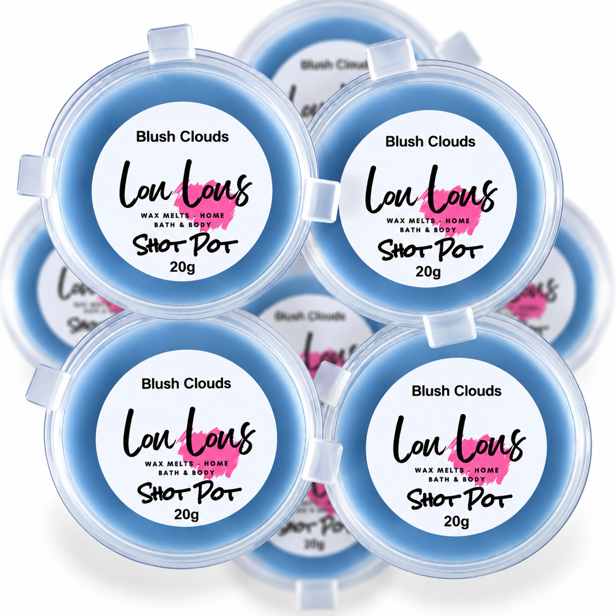 Blush Clouds Wax Melt Shot Pot