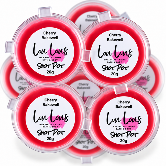 Cherry Bakewell Wax Melt Shot Pot