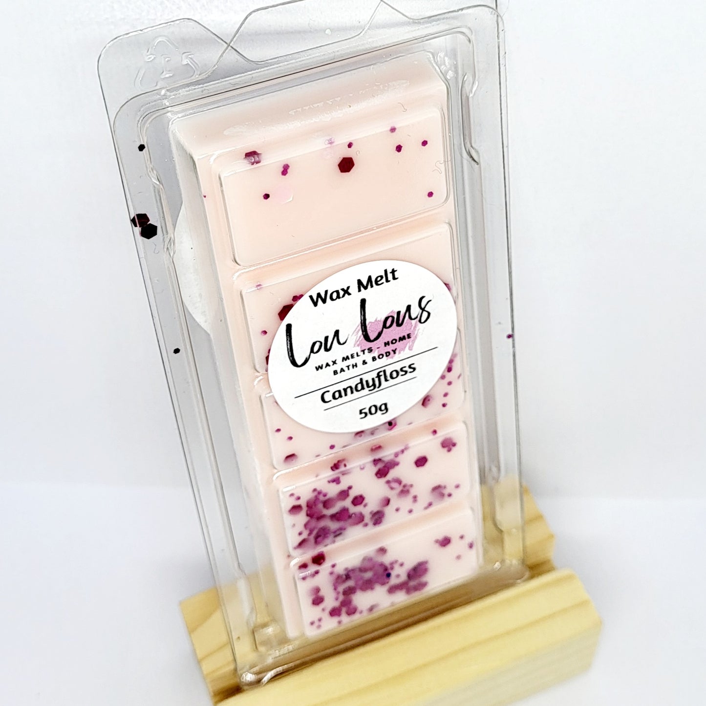 Wax melt snap bar scented in candyfloss