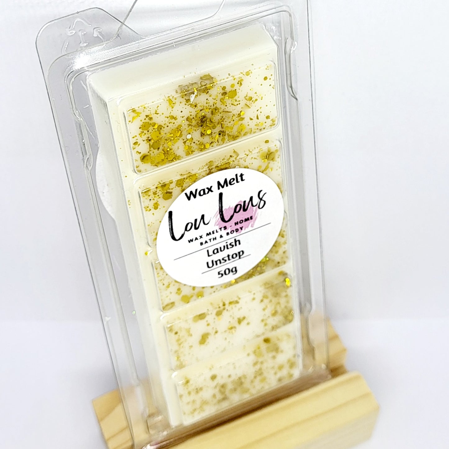 Wax melt snap bar scented in lavish unstoppables