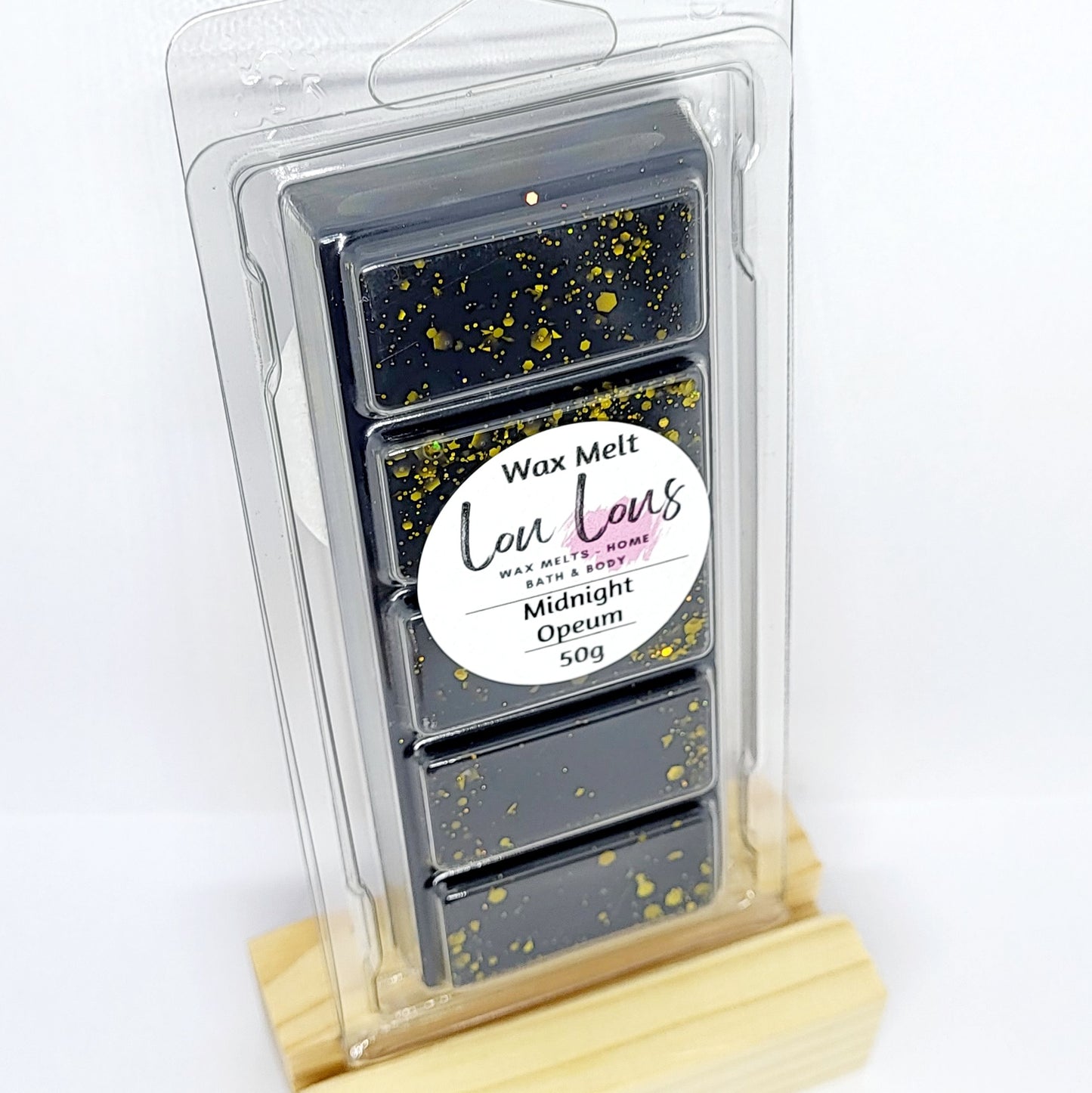 Wax melt snap bar scented in black opium