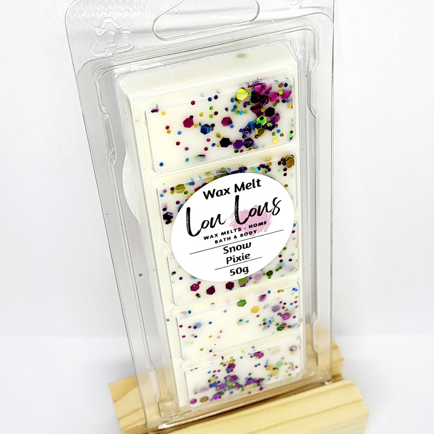 Wax melt snap bar scented in snow pixie