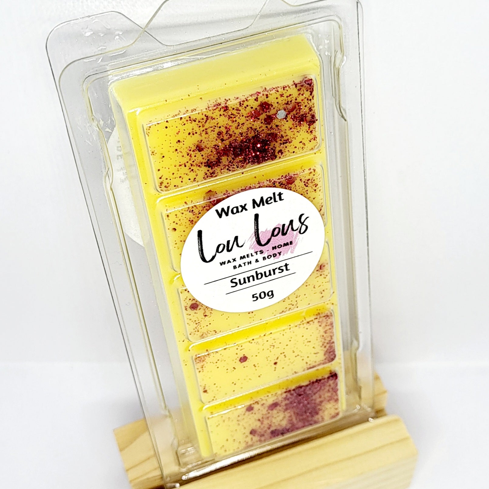 Wax melt snap bar scented in sunburst