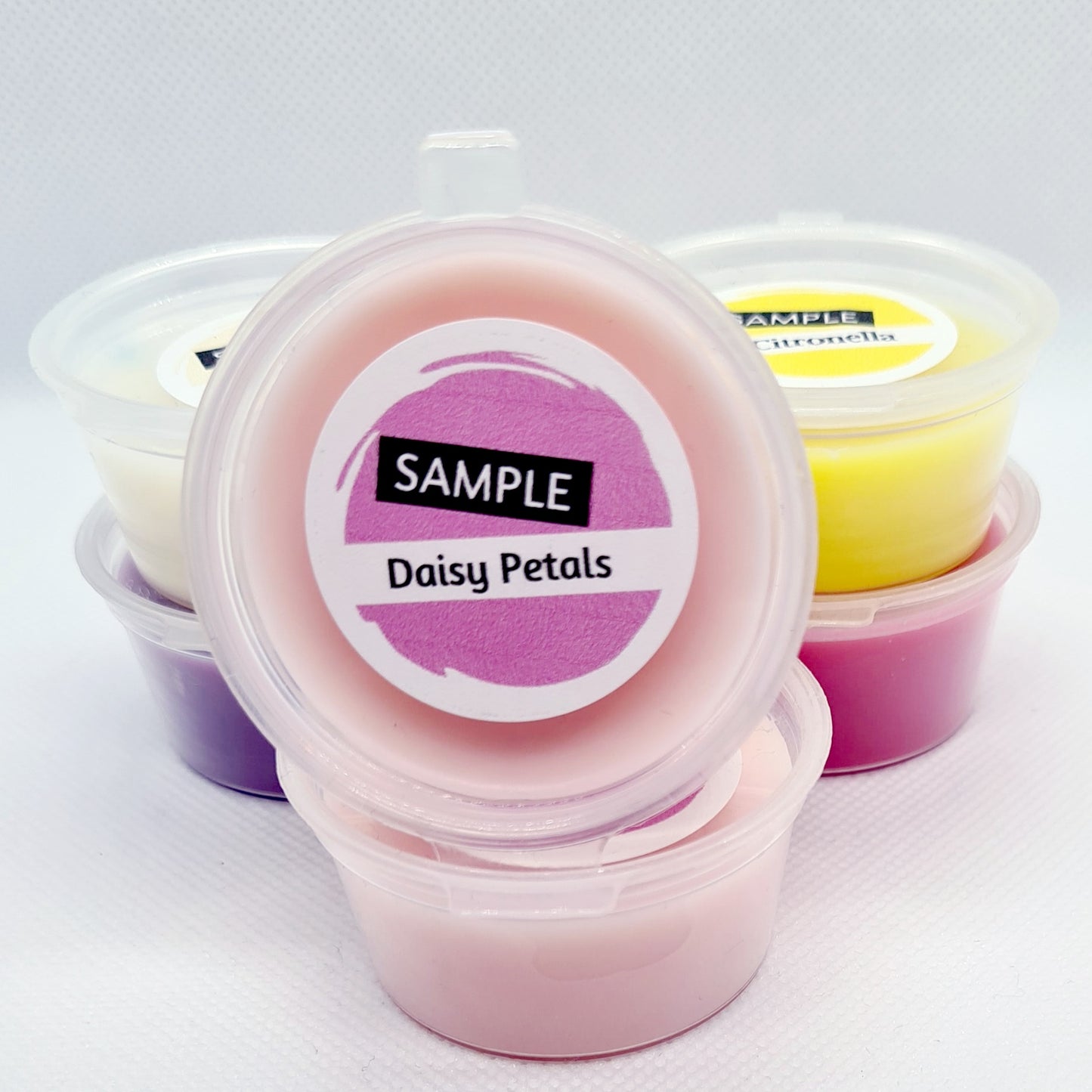 Daisy Petals Wax Melt Sample Pot