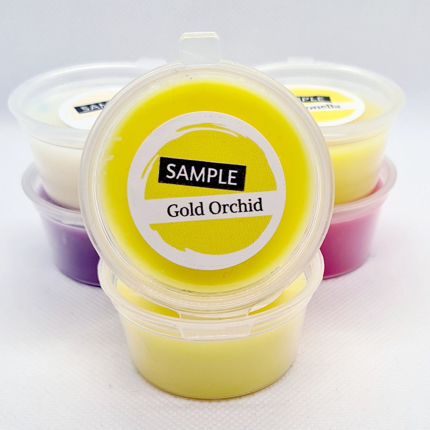 Gold Orchid Wax Melt Sample Pot