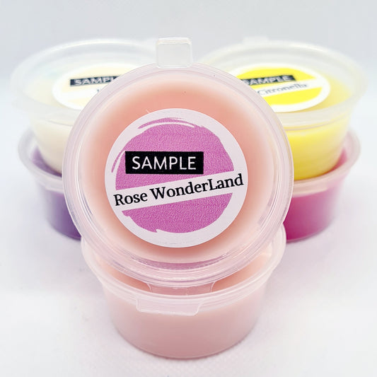 Rose Wonderland Wax Melt Sample Pot